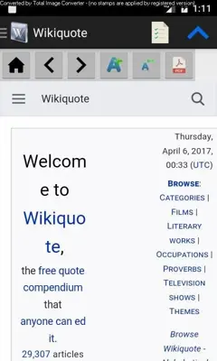 Wiki Viewer android App screenshot 3