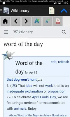 Wiki Viewer android App screenshot 5