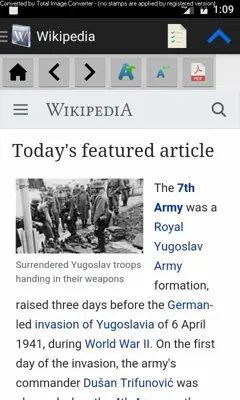Wiki Viewer android App screenshot 6